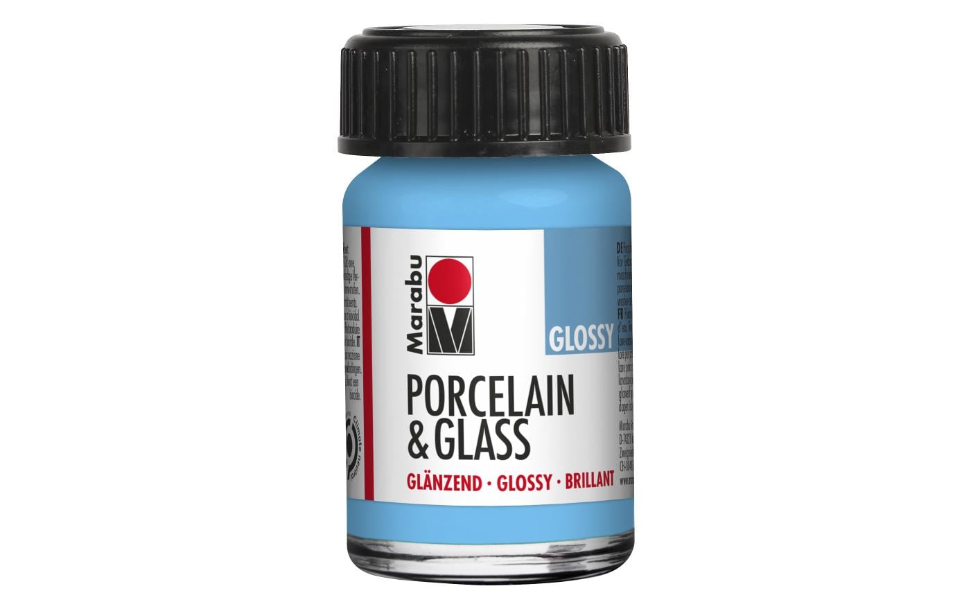 Marabu Porcelain & Glass Glossy Hellblau 090 Hellblau, 15 ml