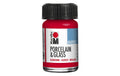 Marabu Porcelain & Glass Glossy Rot 125 Kirsche, 15 ml