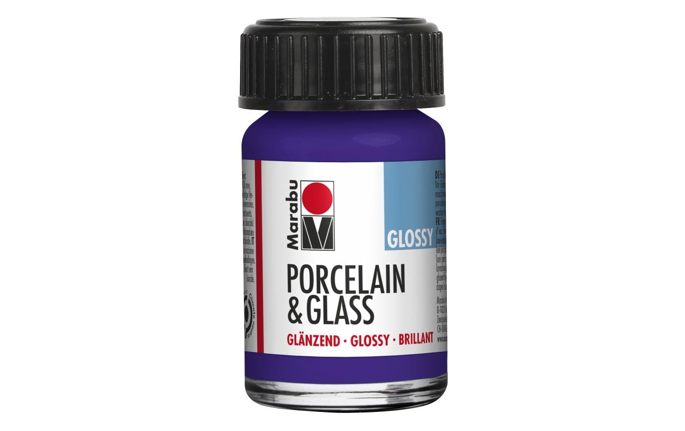 Marabu Porcelain & Glass Glossy Violett 251 Violett, 15 ml