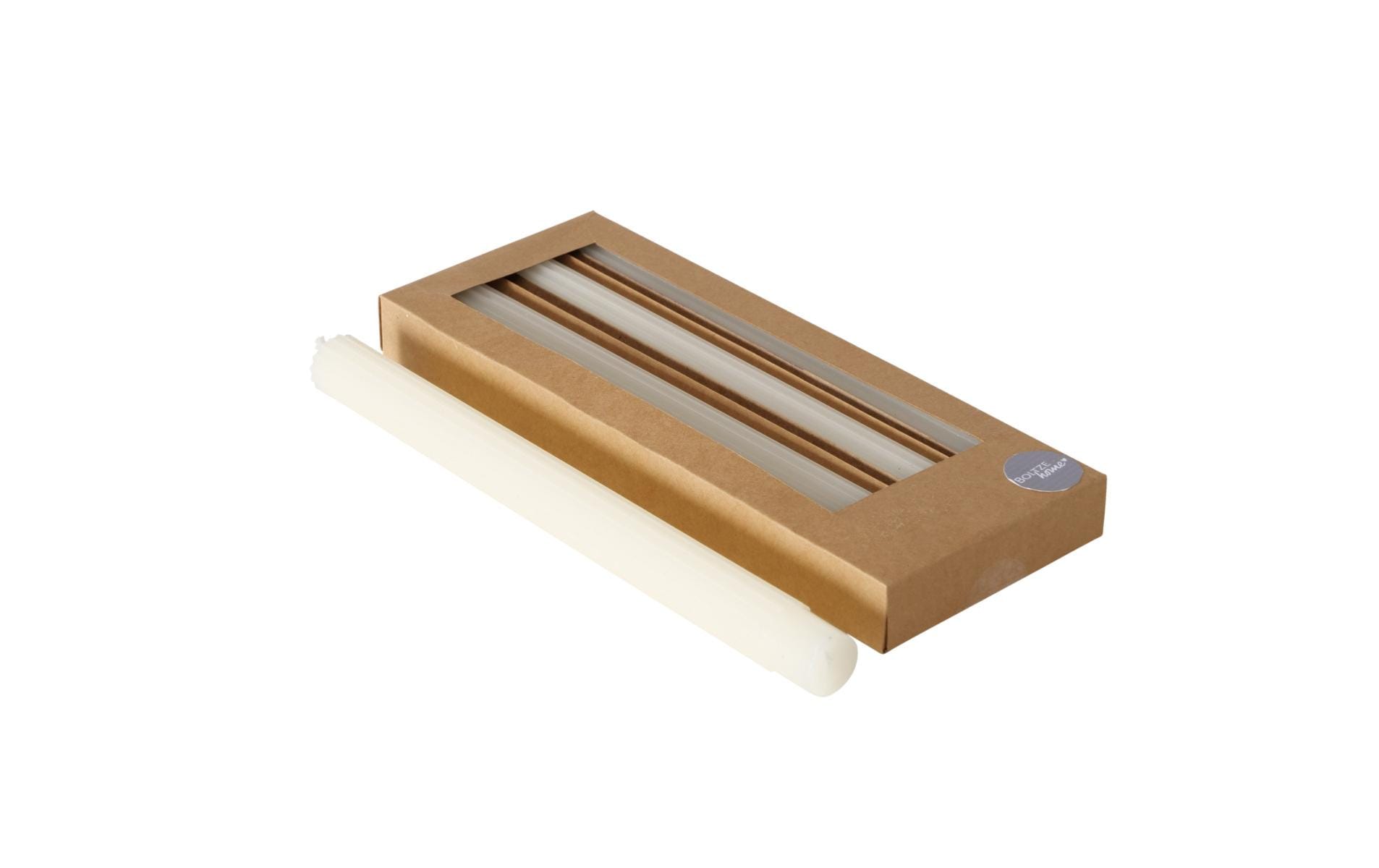 Boltze Stabkerze Classic, 4 Stk. Creme, Paraffin,H:25,D:2.2cm