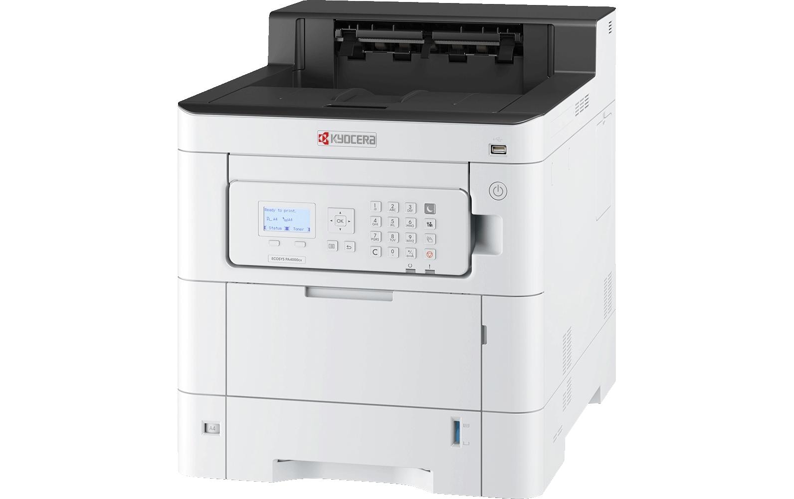 Kyocera Farblaser ECOSYS PA4000cx A4 Colour Printer, 40ppm