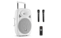 Vonyx Verve46W Portables Soundsystem 15" 1000W, UHF, weiss