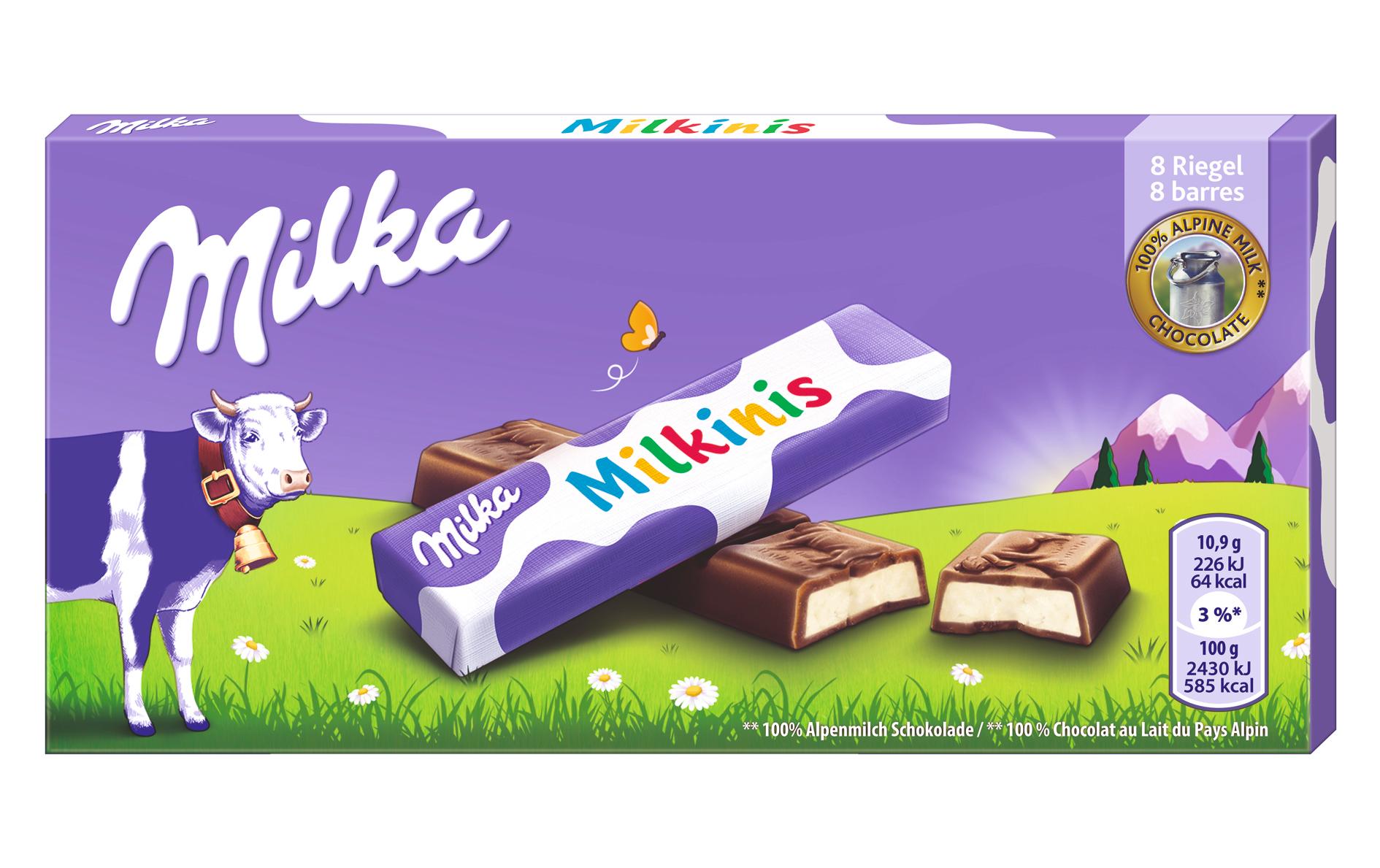 Schokolade Milkinis 88 g