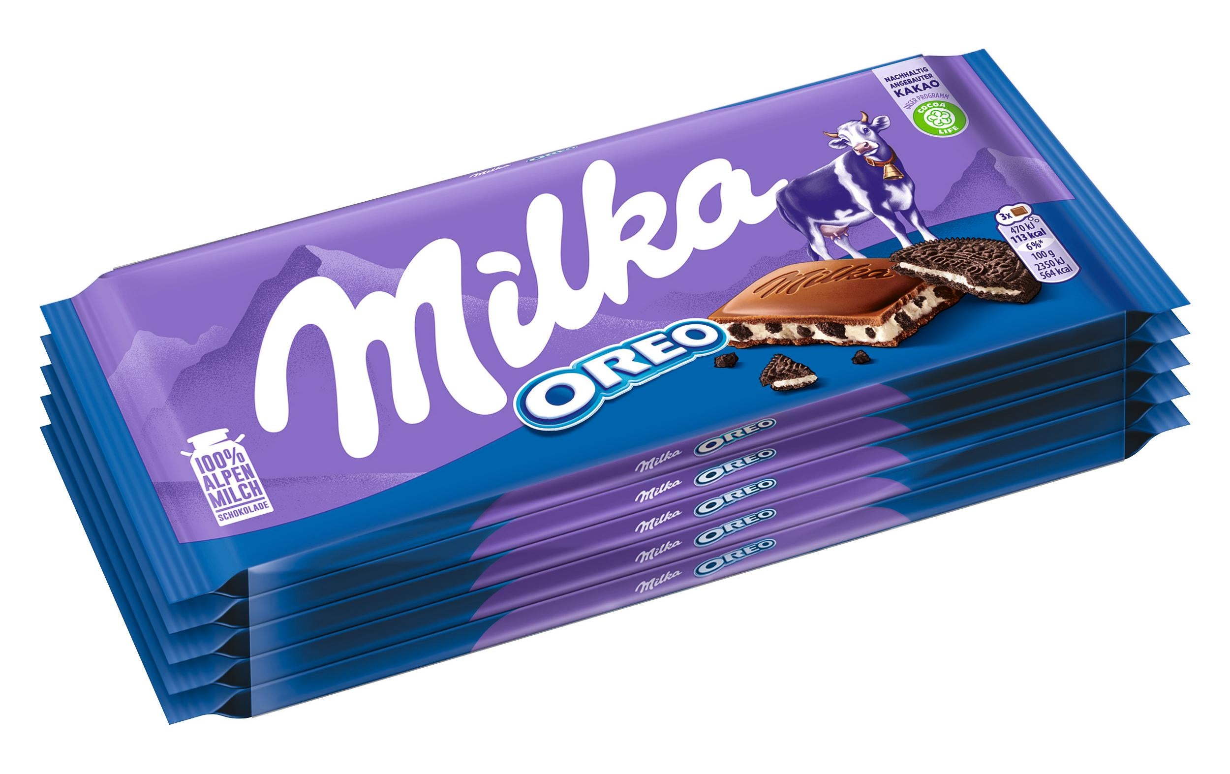 Tafelschokolade Oreo Multipackung 5 x 100 g