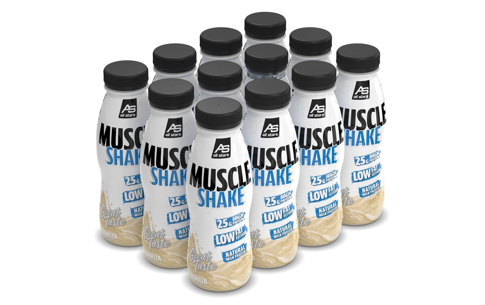 Muscle Shake Vanille, 12x 300ml