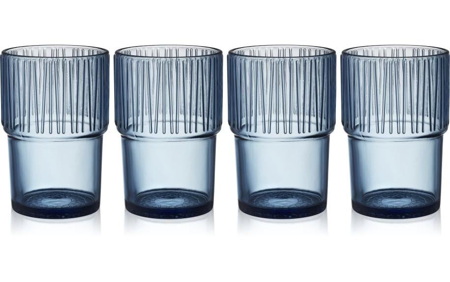 BITZ Trinkglas Kusintha 380ml Blau 4er Set, blau