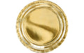 Partydeco Teller Uni gold, 23cm, 6 Stück