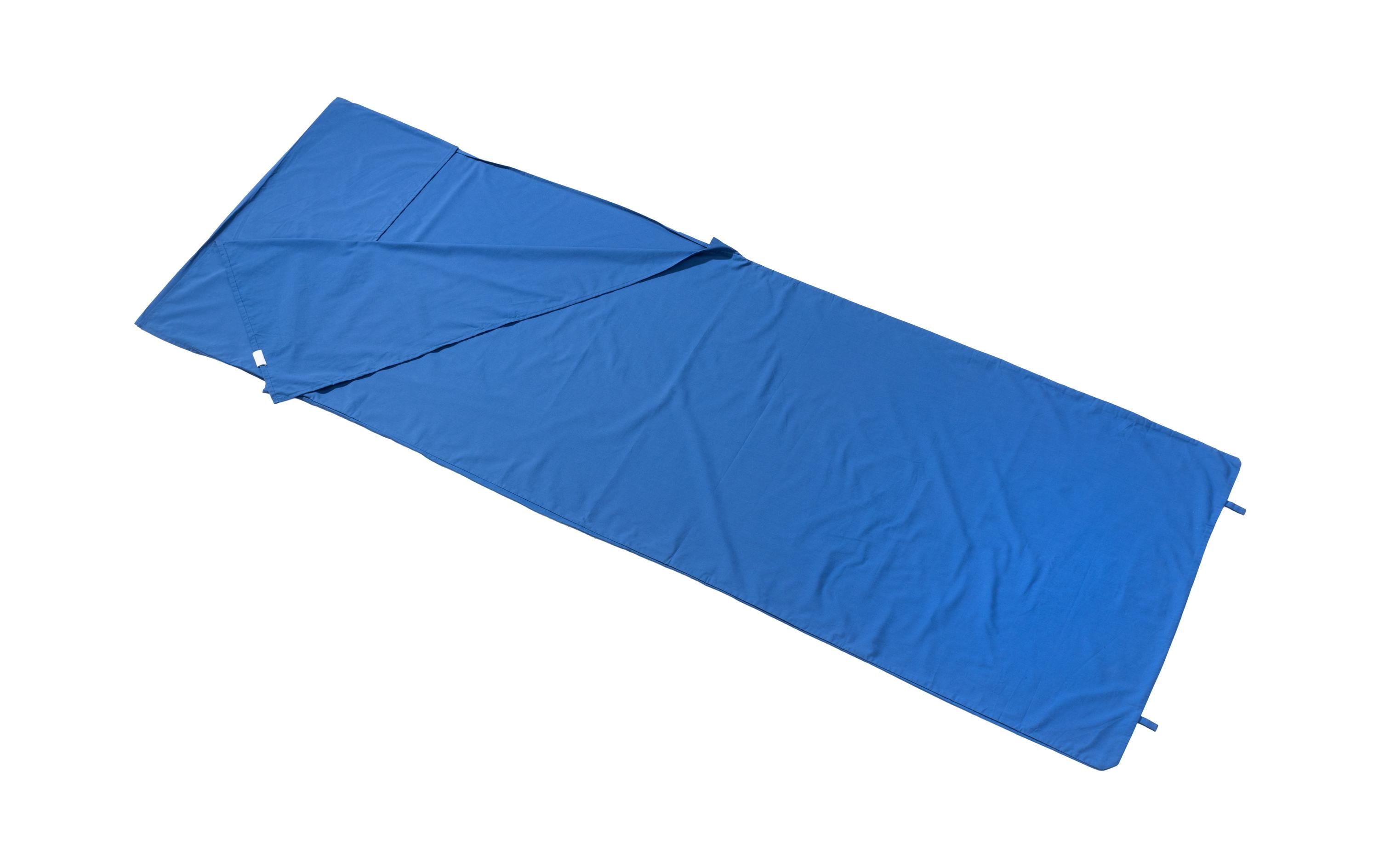 KOOR Schlafsackeinlage blau Baumwolle, 80x220cm