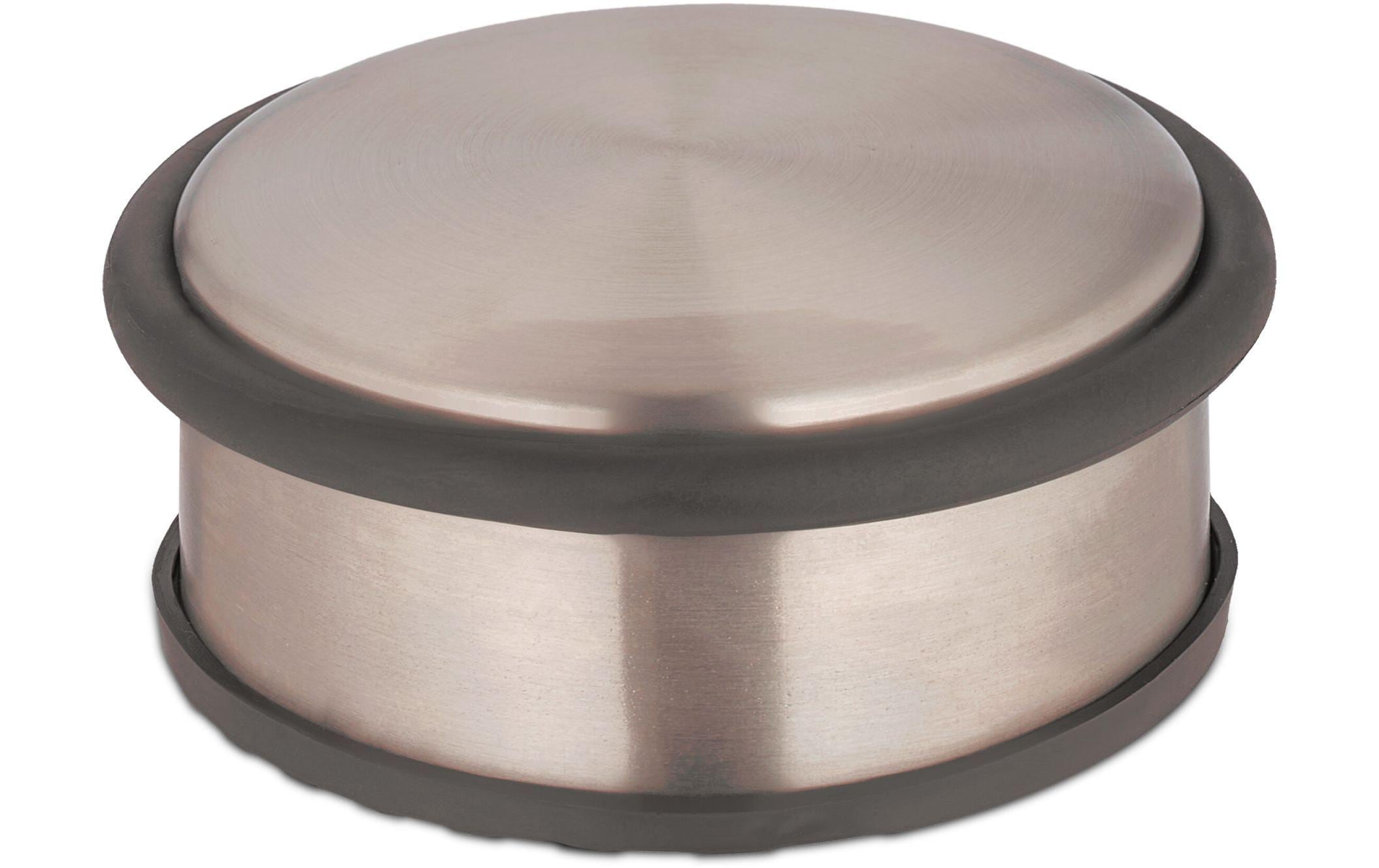 relaxdays Türstopper Edelstahl Bronze 4 x 10 cm  (H x B x T)