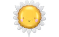 Partydeco Folienballon Sonne 90cm