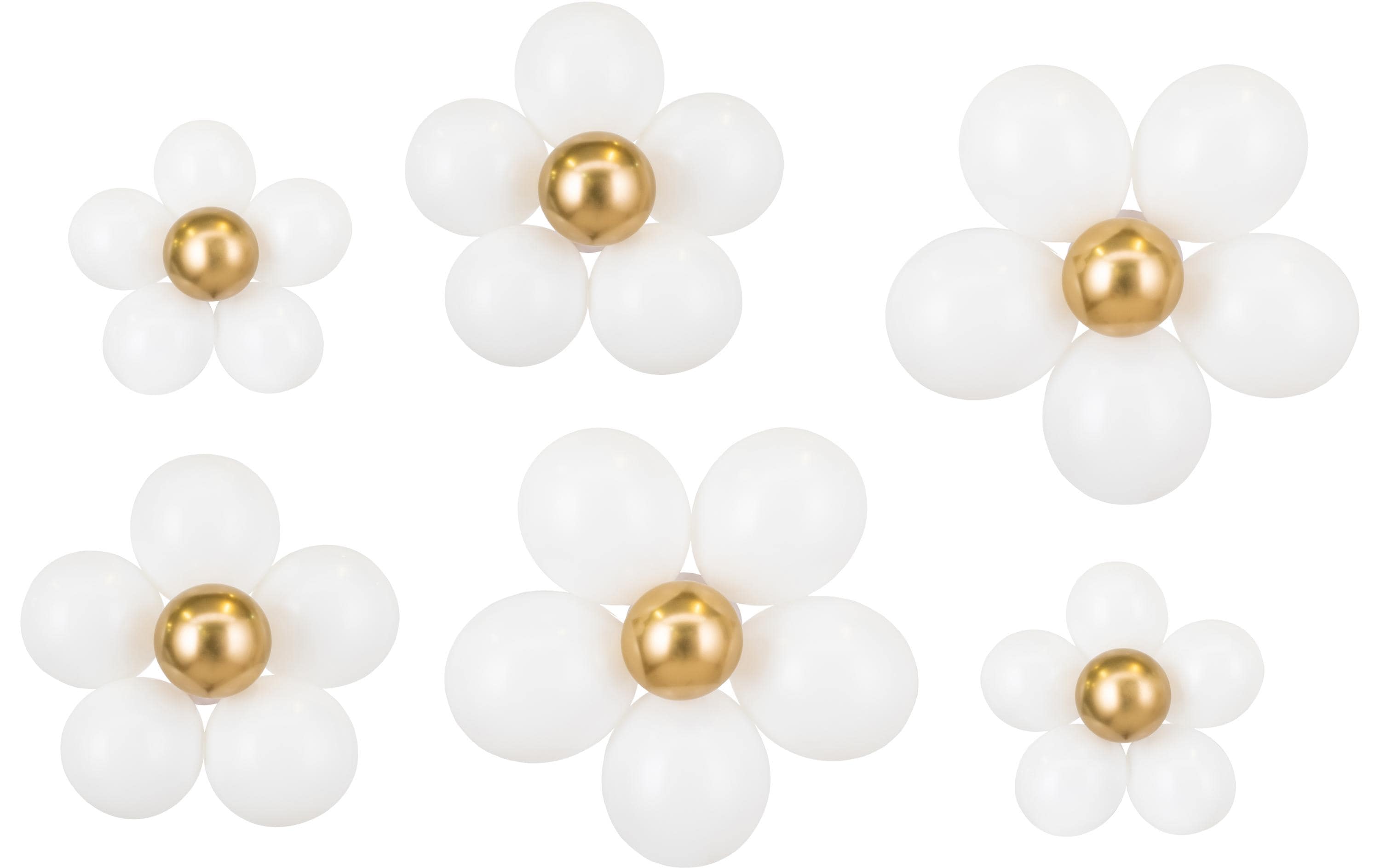 Partydeco Ballonset Blumen 40-50 cm