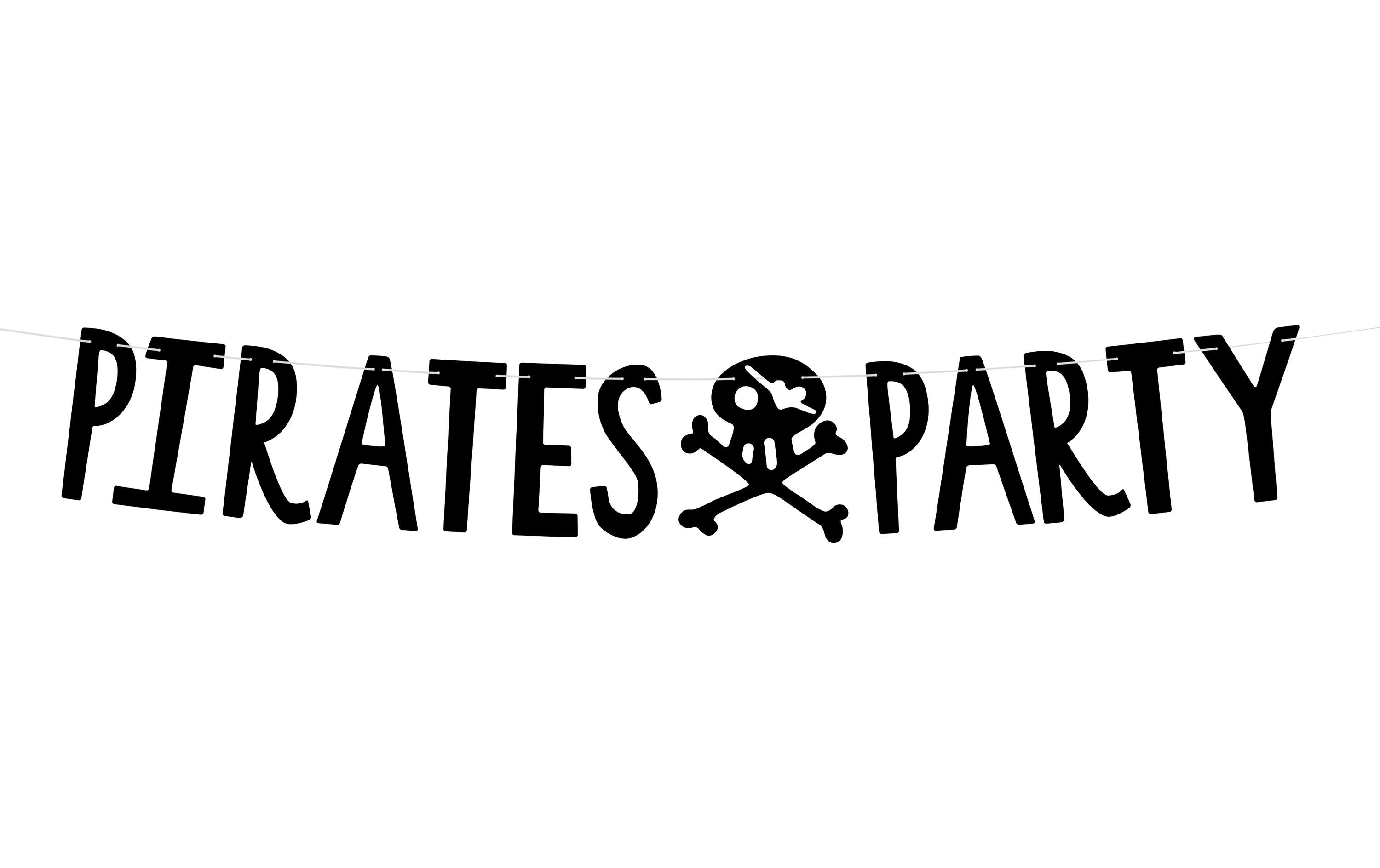Partydeco Girlande Piraten 14x100cm