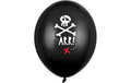 Partydeco Ballons Piraten 30cm, 6 Stück