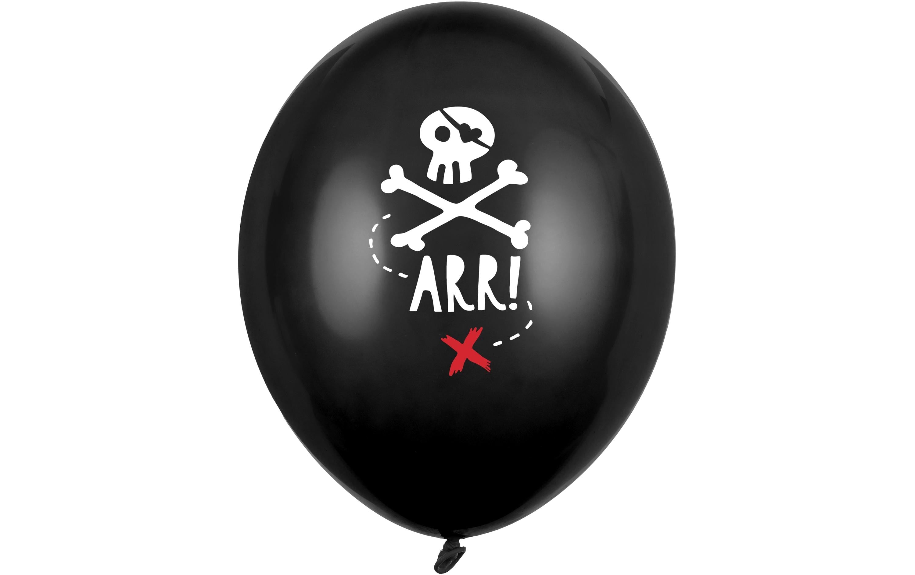 Partydeco Ballons Piraten 30cm, 6 Stück