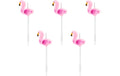Partydeco Geburtstagskerzen Flamingos rosa, 3cm, 5 Stück