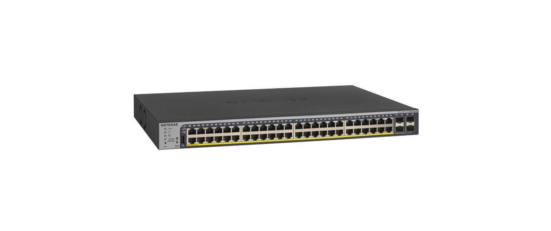 Netgear GS752TP v3 : 48 Port Smart Switch 52-Port Gigabit Smart Switch mit PoE+