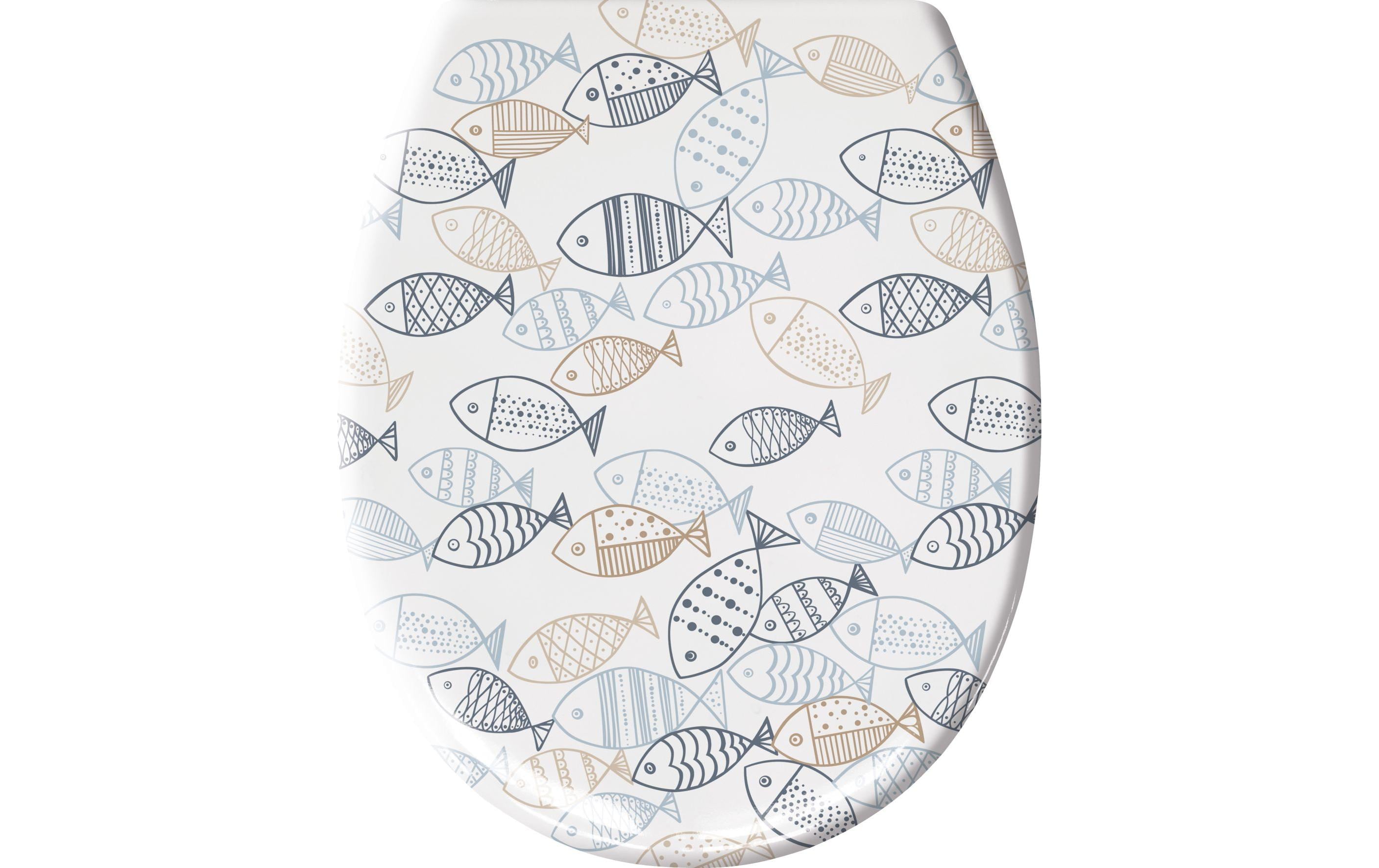 Kleine Wolke WC-Sitz Sardinas Grösse: 37x45 cm, Material: Duroplast