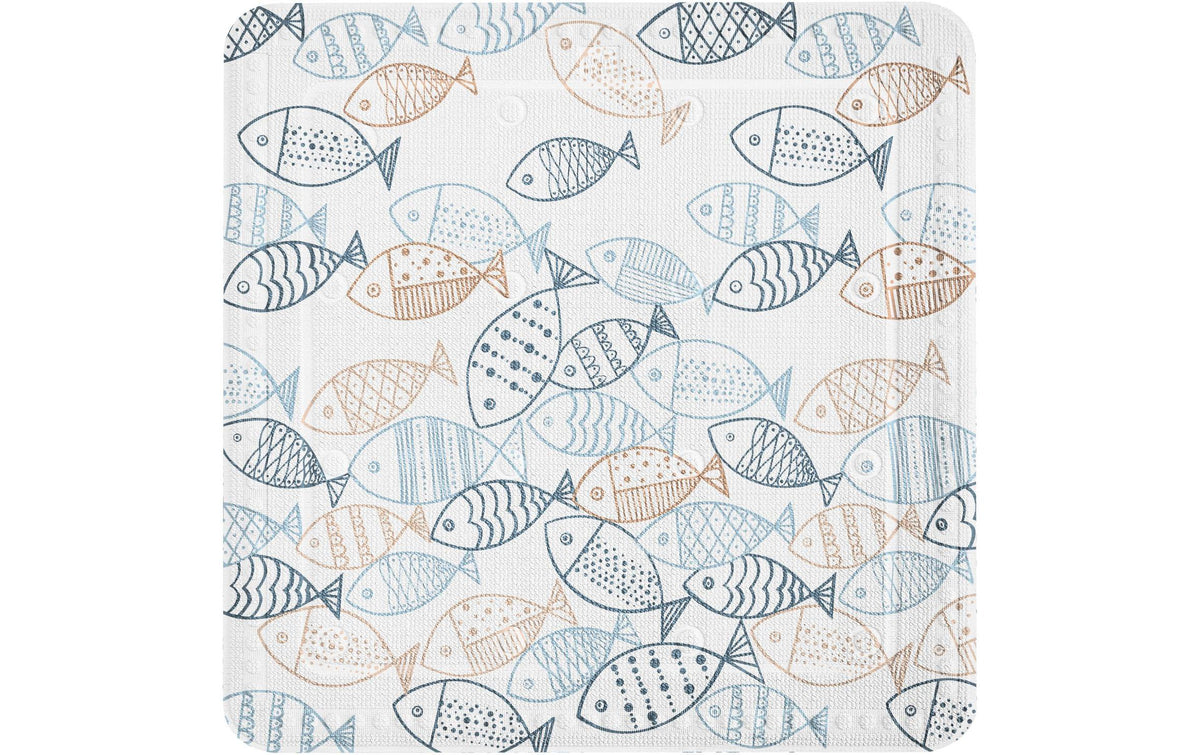 Kleine Wolke Duscheinlage Sardinas PVC-Schaum, Grösse: 55 x 55 cm