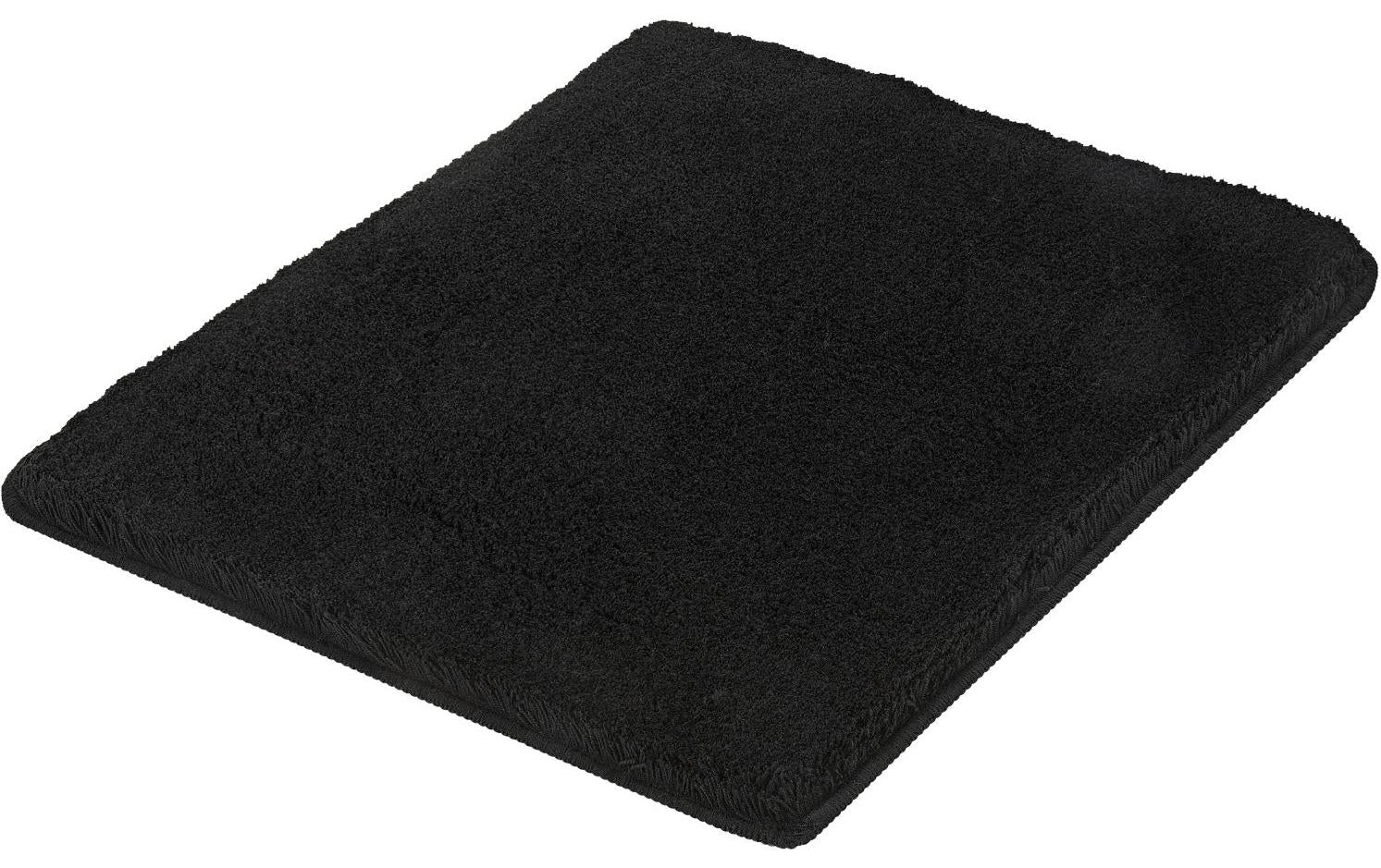Kleine Wolke Badteppich Relax 100% Polyacryl, Grösse: 55 x 65 cm, Schwarz