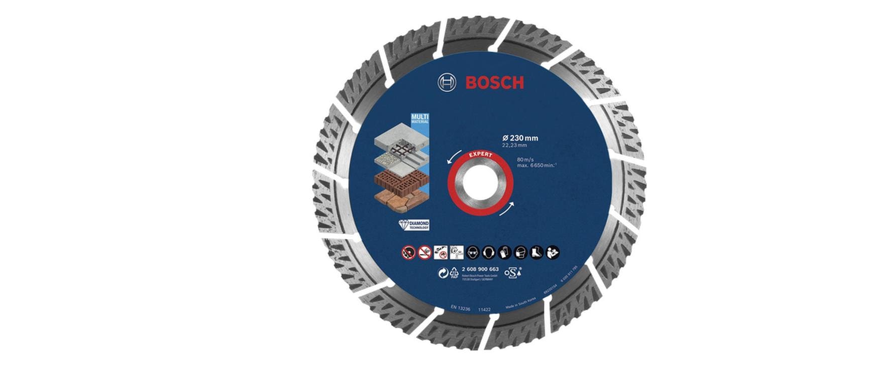 EXPERT MultiMaterial Diamanttrennscheiben. 230mm