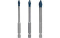 EXPERT HardCeramic HEX-9 Bohrer-Set. 5/6/8mm. 3-tlg.