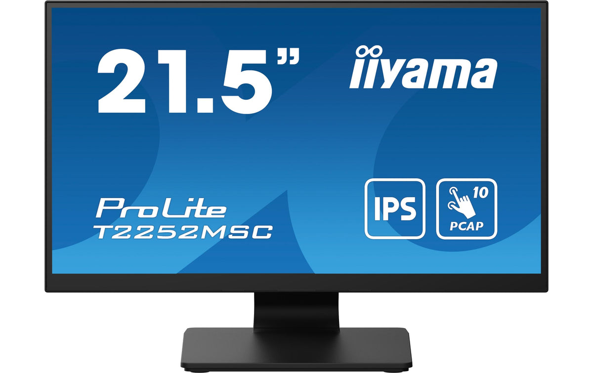 iiyama T2252MSC-B2 21." IPS LED Touchscreen 10-Punkt multitouch, VGA, HDMI, DP