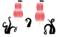 Partydeco Caketopper Piraten 13.5-21cm, 5 Stück