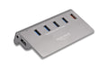 Delock USB 10 Gbps Hub, 4 USB Typ A Ports + 1 Schnellladeport inkl. Netzteil