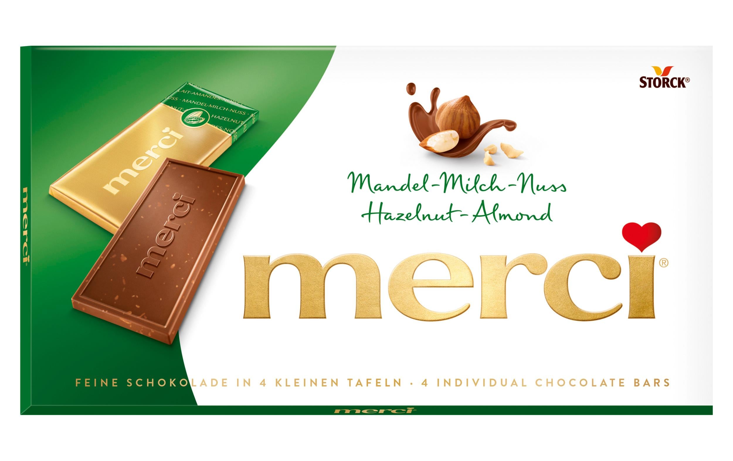Merci Tafel Mandel-Milch-Nuss 100g