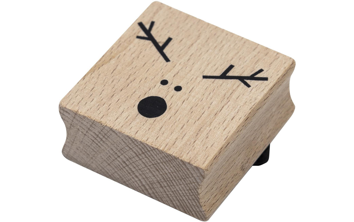 Artoz Stempel Rentier 40x40xH19mm, Buche
