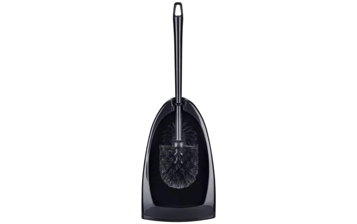Diaqua Toilettenbürste mit Randreiniger Kunststoff,13.5x14.5x41 cm, Schwarz