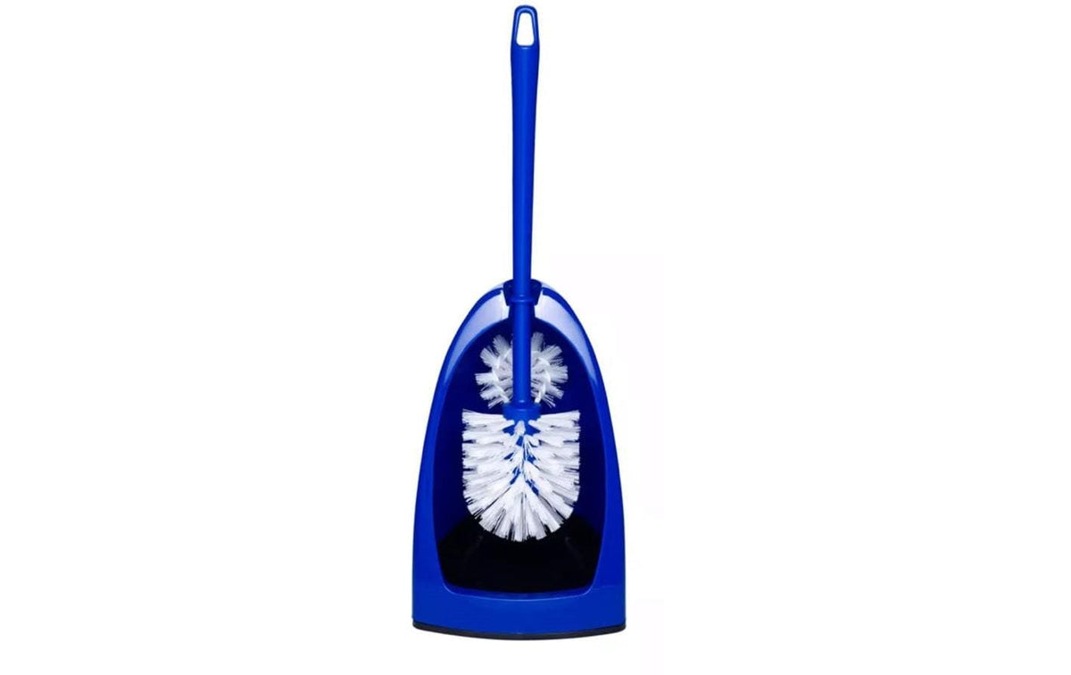 Diaqua Toilettenbürste mit Randreiniger Kunststoff,13.5x14.5x41 cm, Marineblau
