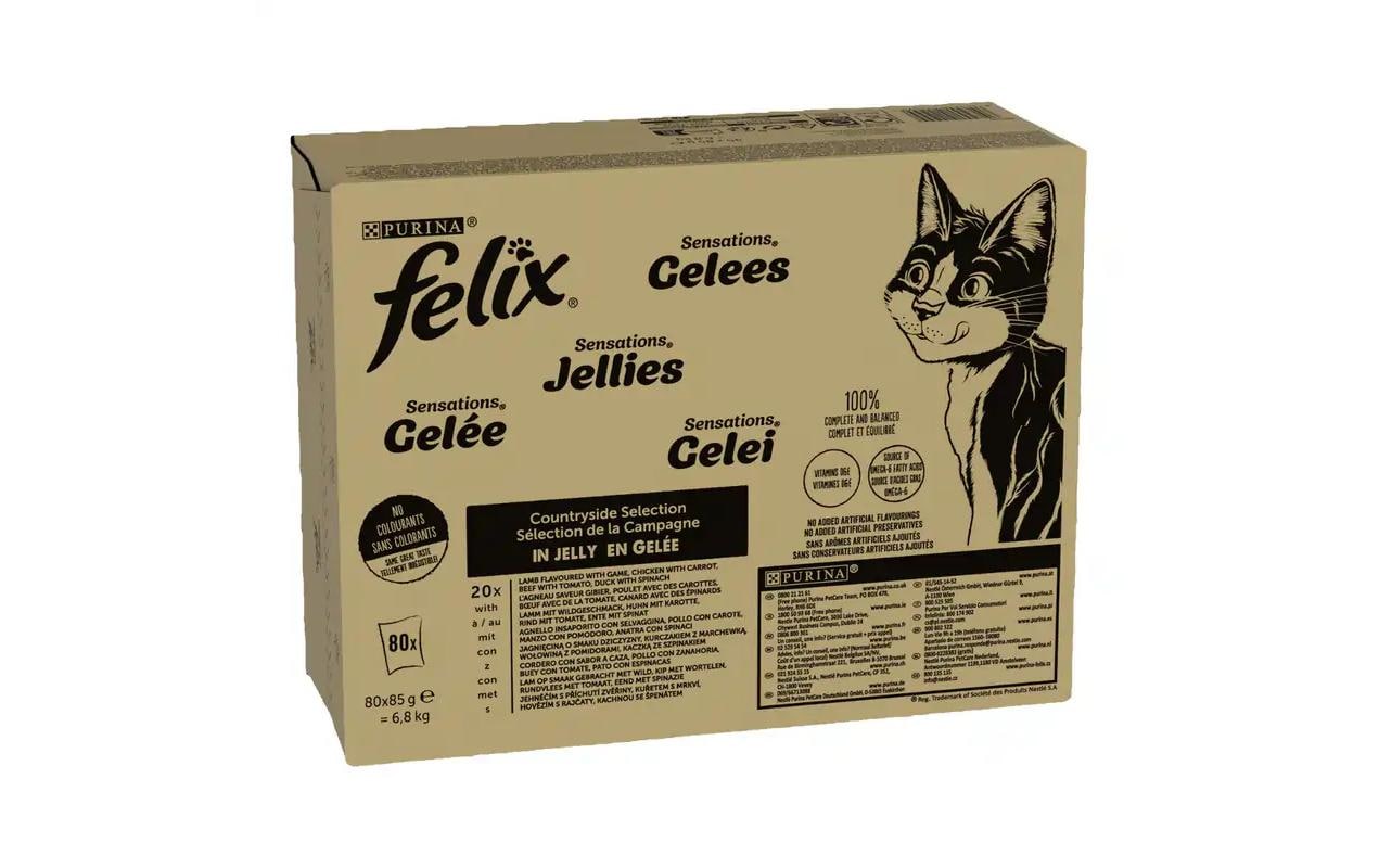 Felix Sensations Gelee Countryside mix 80x85g