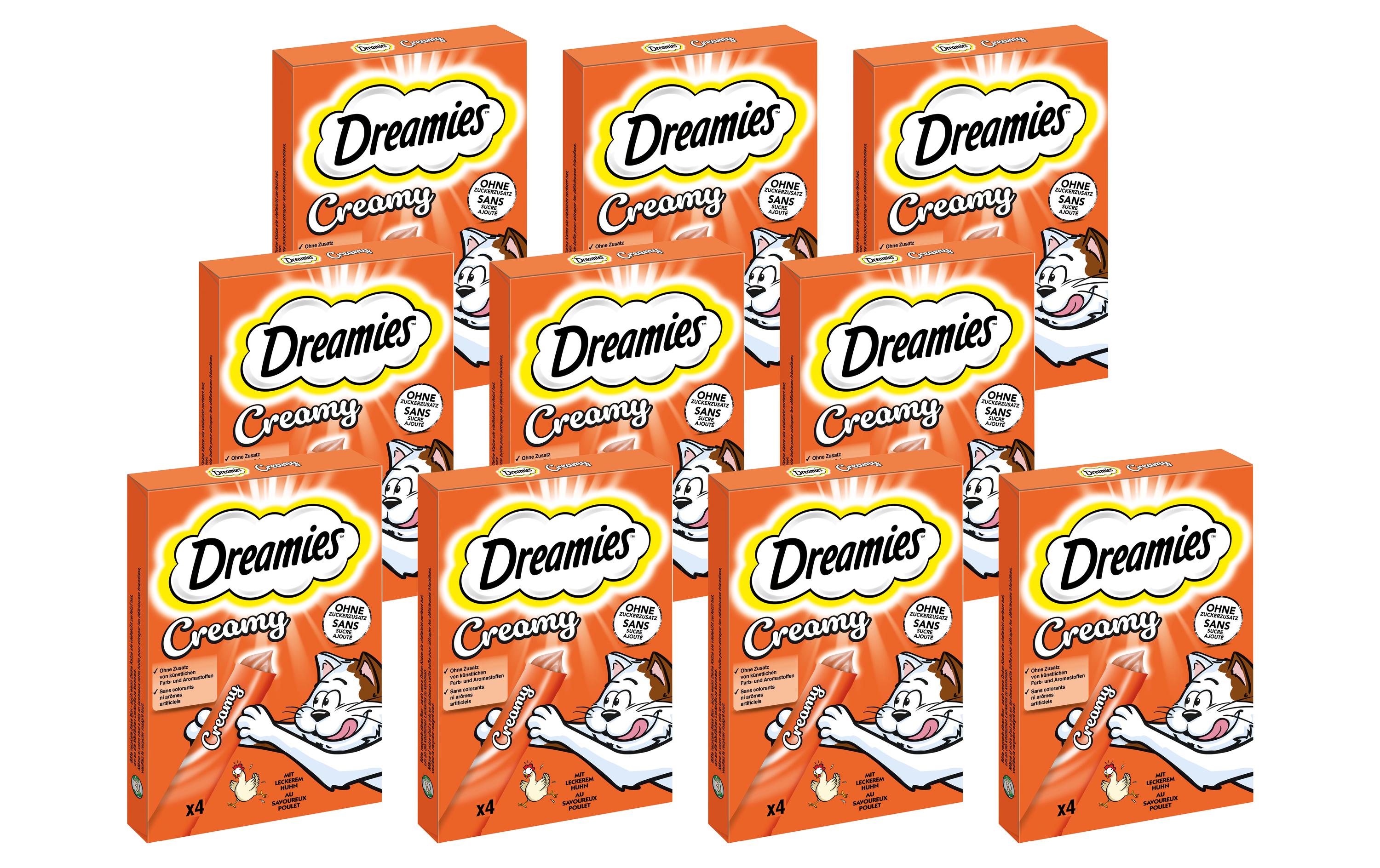 Dreamies Creamy Snack Huhn 11x4x10g KIT
