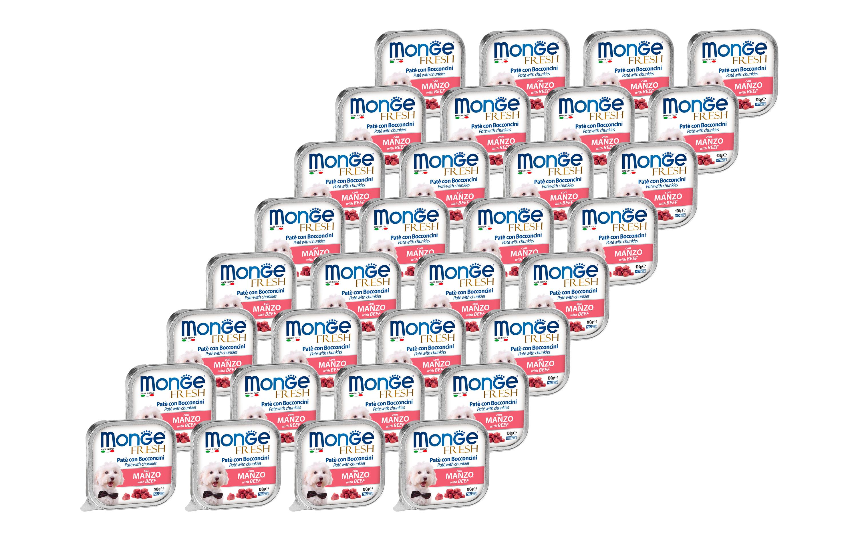 Monge Dog Fresh Pâté Rind 32x100g Kit