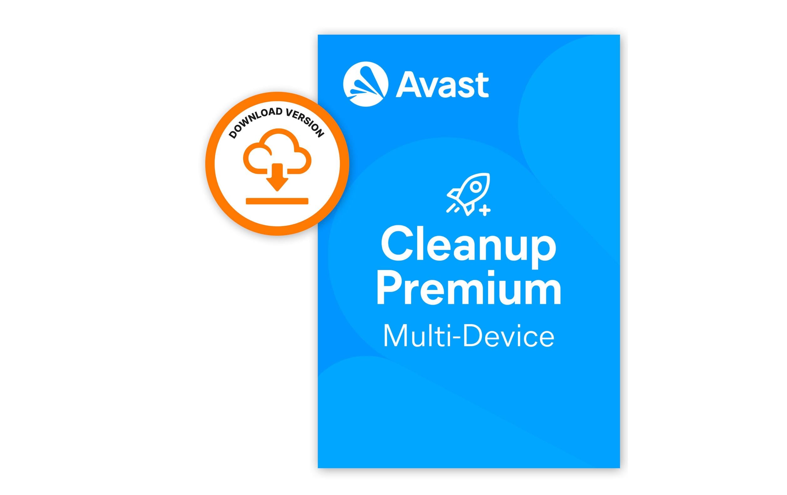 Avast Cleanup Premium ESD, Vollversion, 10 Devices, 1 Jahr