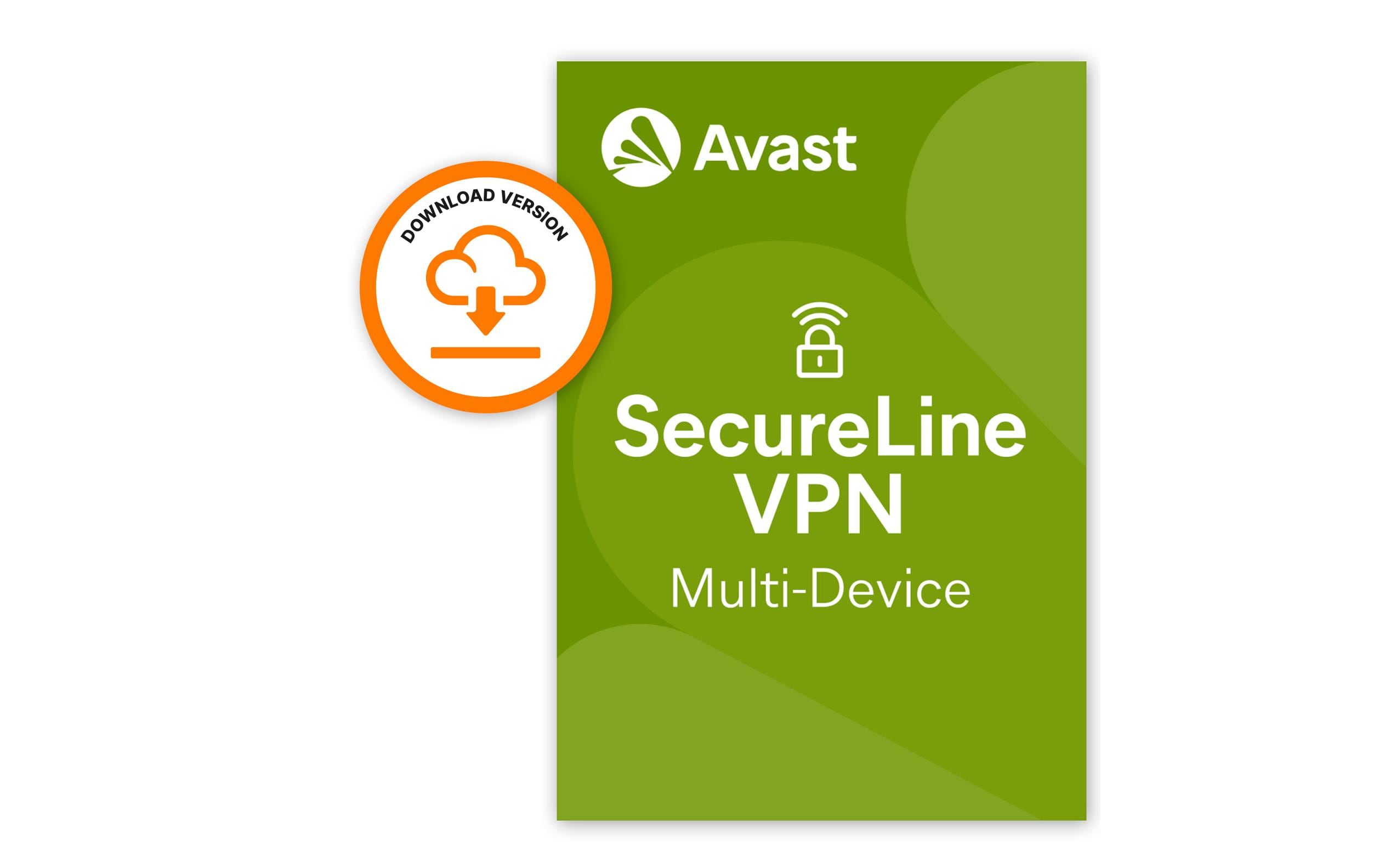 Avast SecureLine VPN ESD, Vollversion, 10 Devices, 1 Jahr