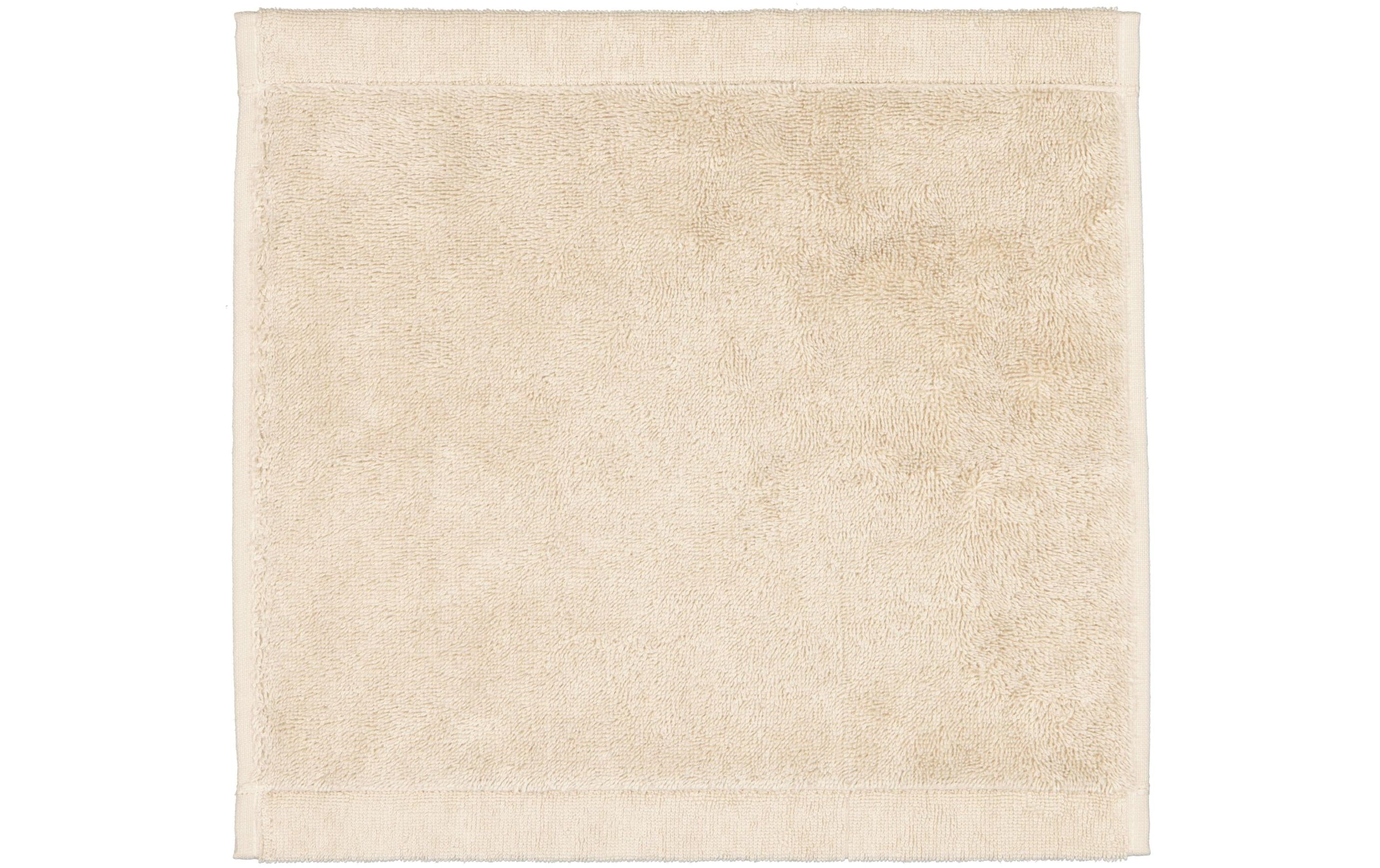 Cawö Waschlappen Lifestyle Uni 30x30 100 % Baumwolle, Leinen