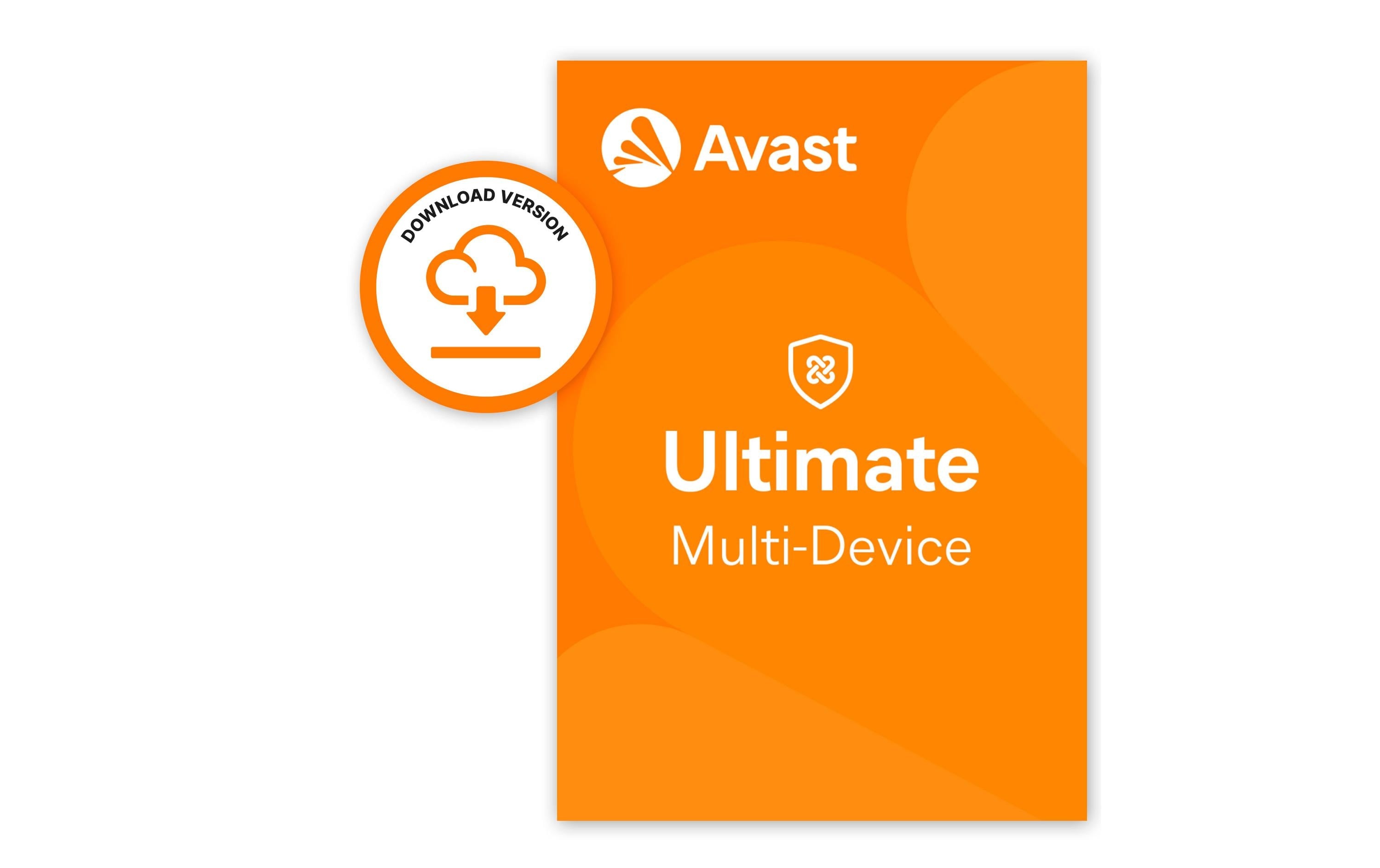 Avast Ultimate ESD, Vollversion, 10 Devices, 1 Jahr