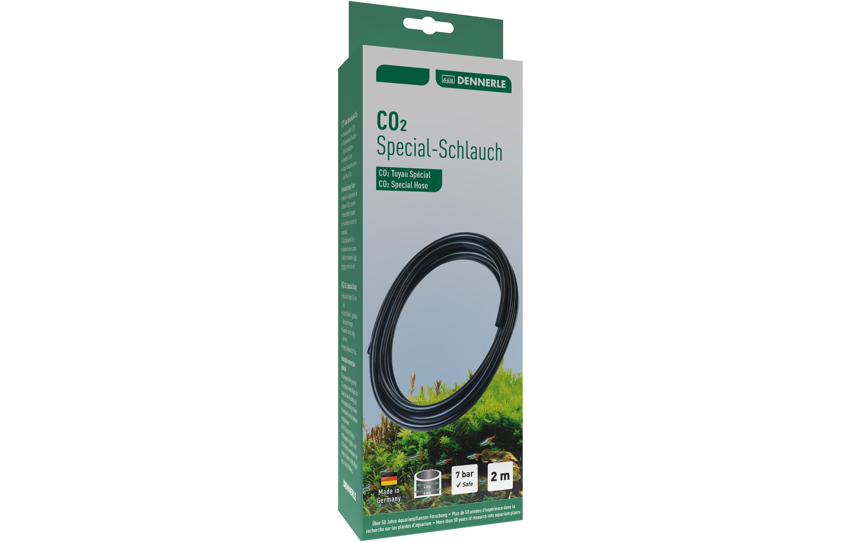 Dennerle CO2 Schlauch 2 m Schwarz