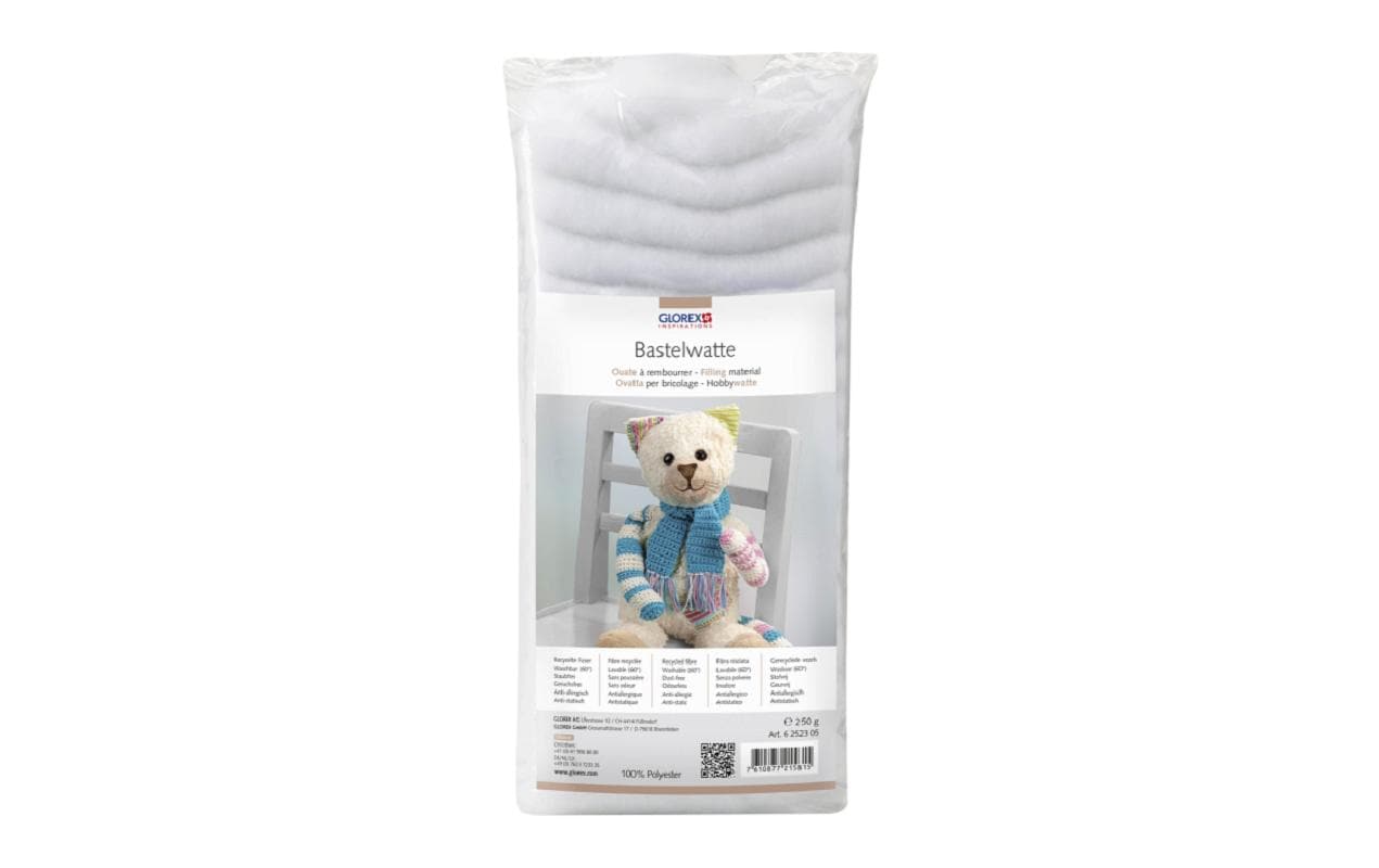 Glorex Bastelwatte weiss 250g