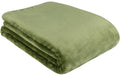 Eskimo Decke Cashmina, Olive, 150x200 cm 100% Micro-Polyester, waschbar 30 Grad