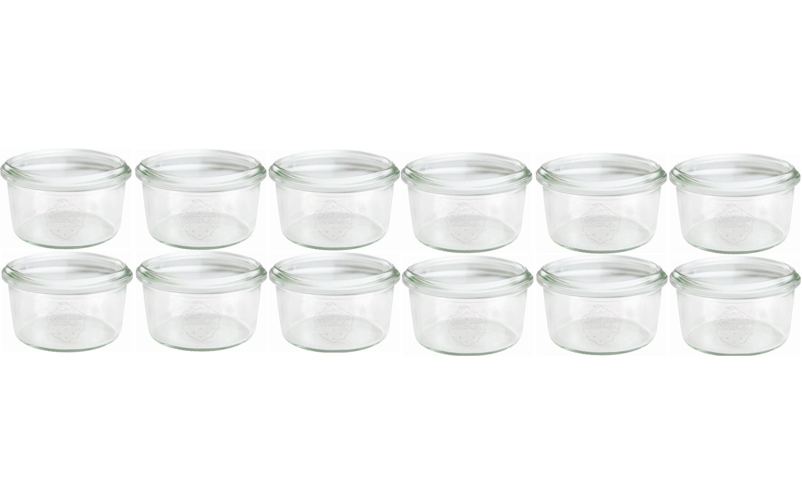 Weck 165 ml 12 Stk Weck-Gläser #562 mit Deckel