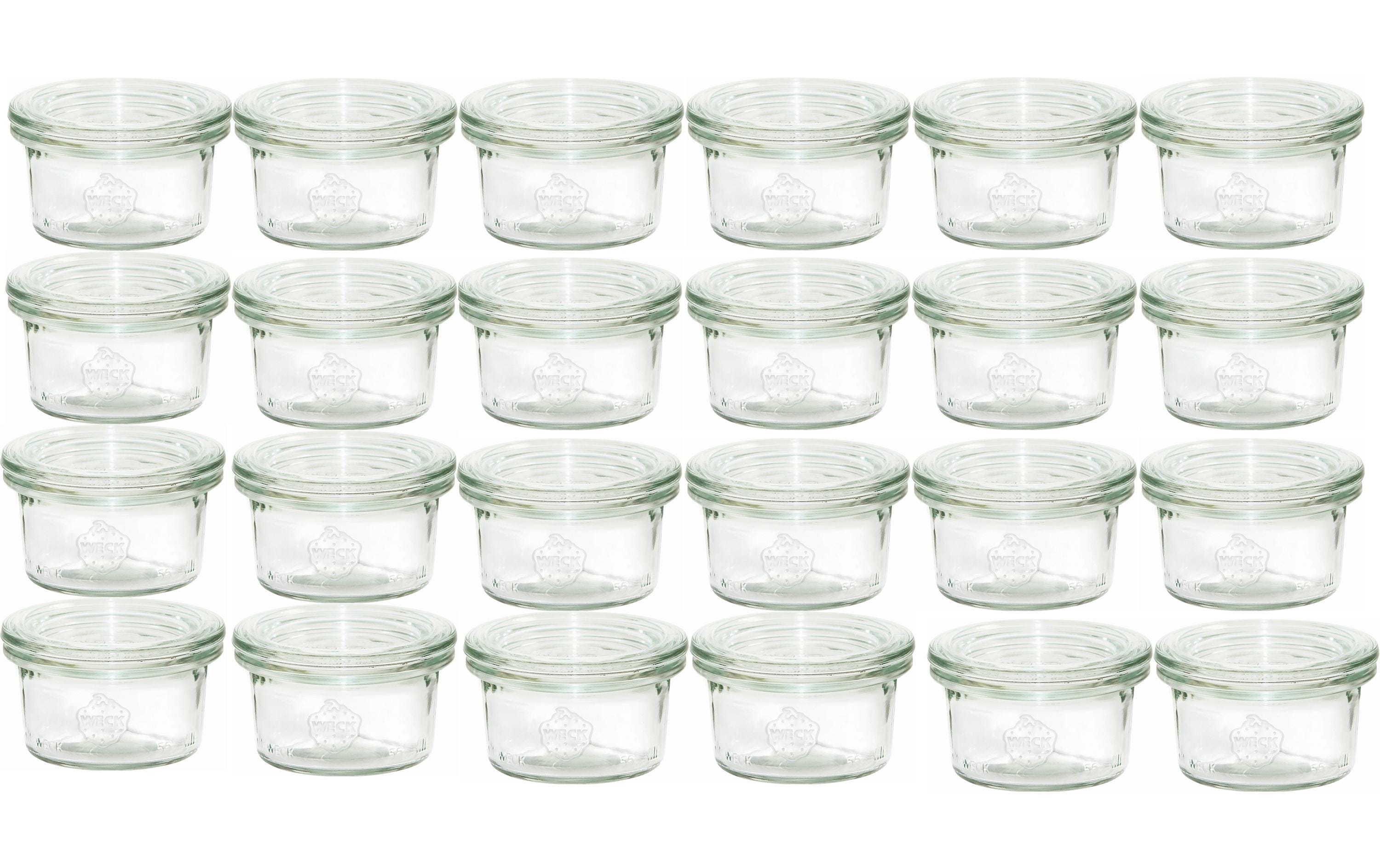 Weck 50 ml 24 Stk Weck-Gläser #755 mit Deckel