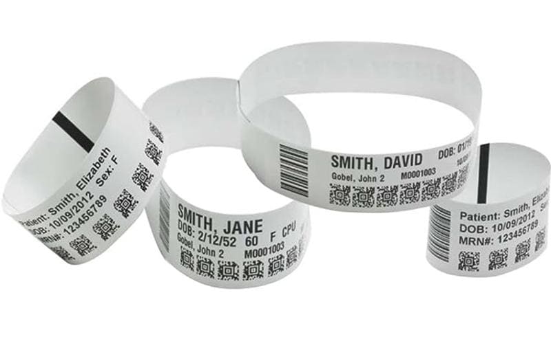 Zebra Patientenarmband UltraSoft Erwachsene 25x279mm weiss, ZD510-HC