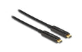 Delock Aktives USB Typ-C Video Kabel, 5m Schwarz, Auflösung bis 3840 x 2160 @ 60 Hz