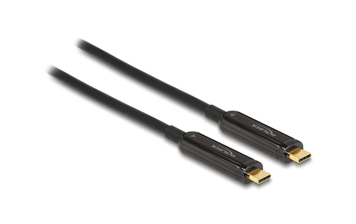Delock Aktives USB Typ-C Video Kabel, 5m Schwarz, Auflösung bis 3840 x 2160 @ 60 Hz