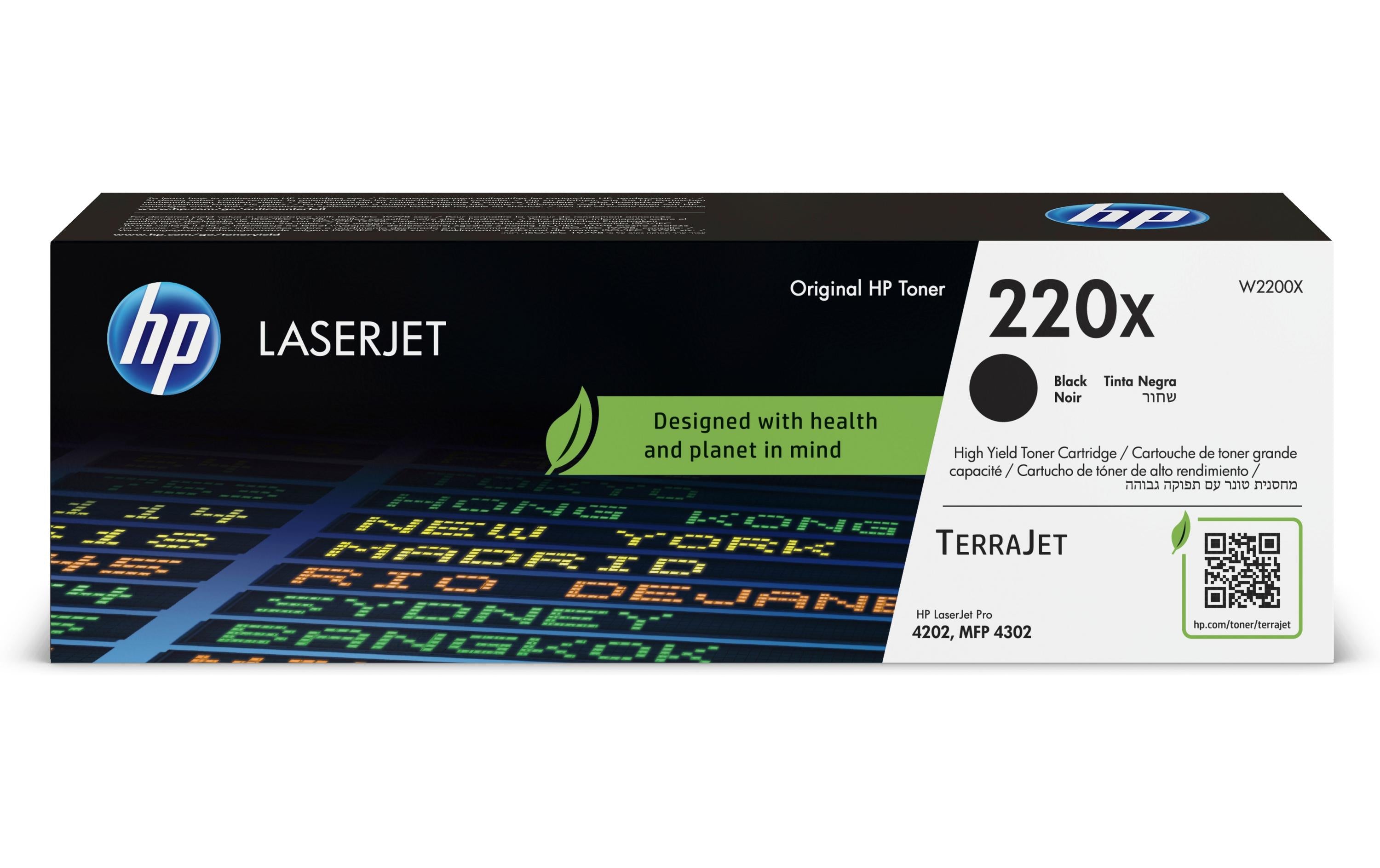 HP Toner 220X - Black (W2200X) Seitenkapazität ~ 7'500 Seiten
