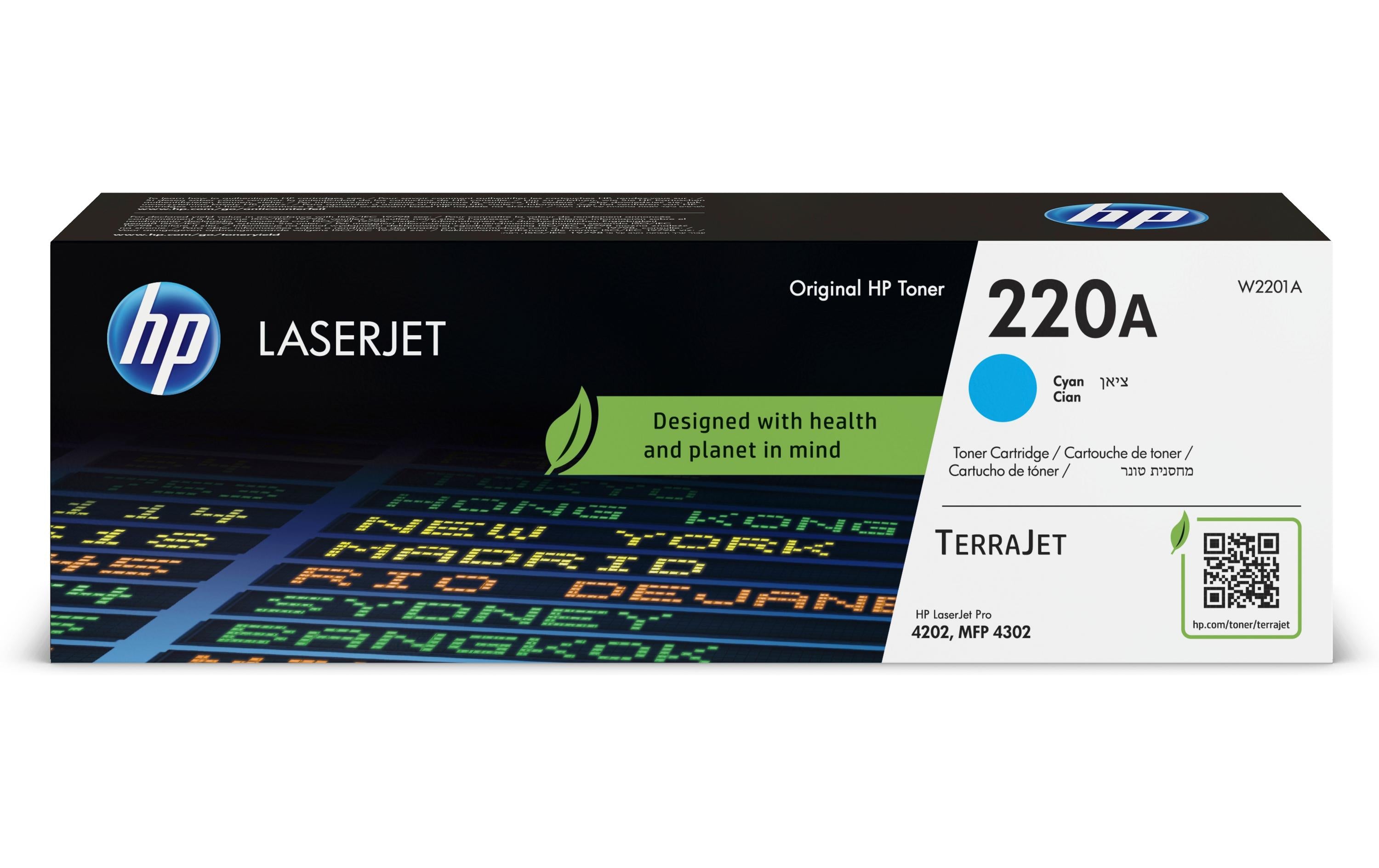 HP Toner 220A - Cyan (W2201A) Seitenkapazität ~ 1'800 Seiten