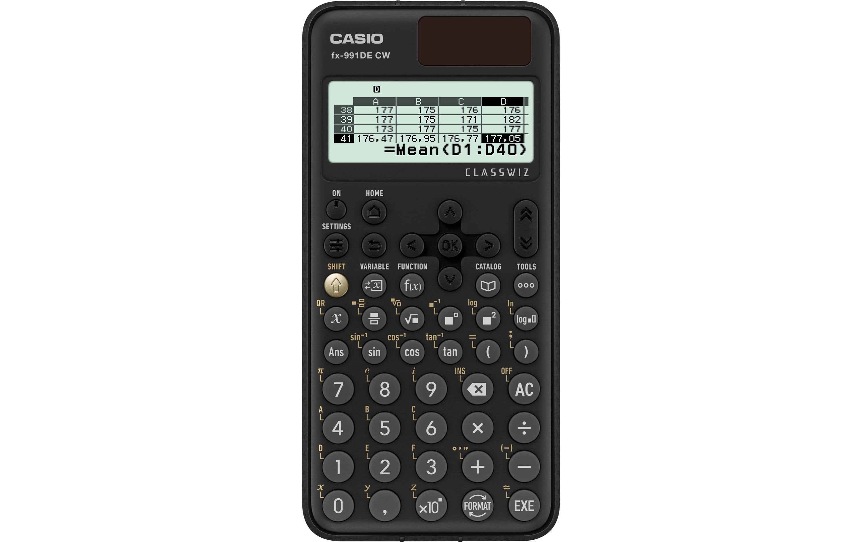 Casio Grafikrechner CS-FX-991DE CW LC-Display